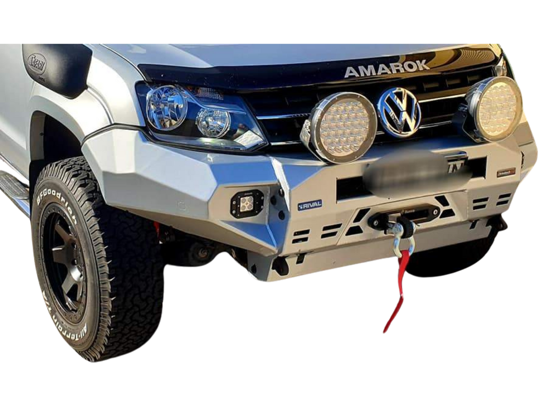 Gen 1 Amarok Rival Bull Bar + Spotlights bundle inc fitment