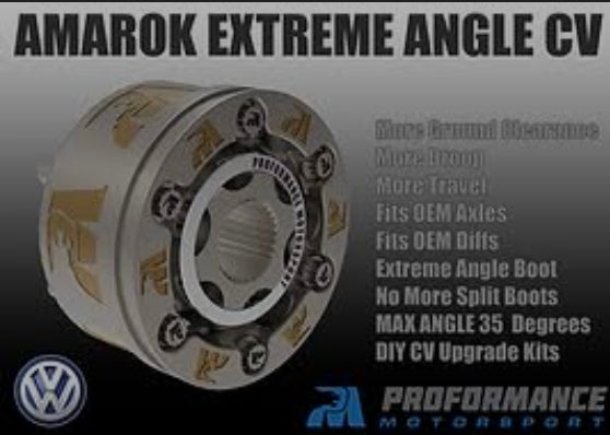 Performance Motorsport AMAROK EXTREME ANGLE CV JOINT (PAIR)