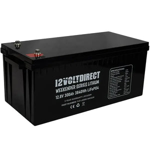 12 Volt Direct Weekender Series Lithium LiFePo4 Batteries